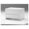 Blanche 2 Drawer Night Table High Gloss White - Set