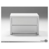 Blanche 2 Drawer Night Table High Gloss White