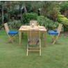 Anderson Teak 5 Piece Windsor 47 Square Teak Patio Dining Set 3 - Anderson Teak 5 Piece Windsor 47 Square Teak Patio Dining Set 3