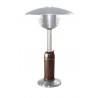 AZ Patio Heaters Tabletop Patio Heater in Stainless Steel/Hammered Bronze - Front Angle