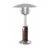 AZ Patio Heaters Tabletop Patio Heater in Stainless Steel/Hammered Bronze - Front Angle - AZ Patio Heaters Tabletop Patio Heater in Stainless Steel/Hammered Bronze - Front Angle
