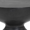 Sunpan Goya End Table - Black - Closeup Angle