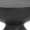 Sunpan Goya End Table - Black - Closeup Angle - Sunpan Goya End Table - Black - Closeup Angle