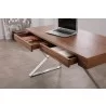 J&M Furniture CE Noho Desk Walnut Close View - J&M Furniture CE Noho Desk Walnut Close View