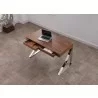 J&M Furniture CE Noho Desk Walnut Top  - J&M Furniture CE Noho Desk Walnut Top 