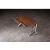 J&M Furniture CE Noho Desk Walnut Top Angle View - J&M Furniture CE Noho Desk Walnut Top Angle View