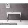 J&M Furniture CE Noho Desk White Front View - J&M Furniture CE Noho Desk White Front View