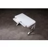 J&M Furniture CE Noho Desk White Top Angle View - J&M Furniture CE Noho Desk White Top Angle View