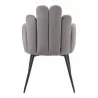Noosa Dining Chair in Gray-back view 1 - Noosa Dining Chair in Gray-back view 1