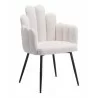 Noosa Dining Chair in Ivory-front view 1 - Noosa Dining Chair in Ivory-front view 1