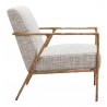 Zuo Modern Norrebro Accent Chair Beige Frost - Side View