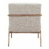 Zuo Modern Norrebro Accent Chair Beige Frost - Back  View - Zuo Modern Norrebro Accent Chair Beige Frost - Back  View