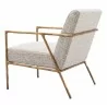 Zuo Modern Norrebro Accent Chair Beige Frost - Side-back View - Zuo Modern Norrebro Accent Chair Beige Frost - Side-back View