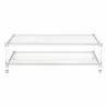 Nouveau Coffee Table - Brushed Brass - Front Angle - Nouveau Coffee Table - Brushed Brass - Front Angle