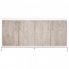 Nouveau Media Sideboard - Natural Gray - Front
