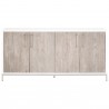 Essentials For Living Atticus Media Sideboard - Natural Gray Acacia - Front