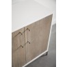 Nouveau Media Sideboard - Natural Gray - Top Angled