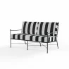 Provence Loveseat in Cabana Classic w/ Self Welt* Grade B - Front Side Angle - Provence Loveseat in Cabana Classic w/ Self Welt* Grade B - Front Side Angle