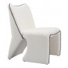 Novo Accent Chair Ivory - Angled 2