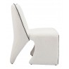 Novo Accent Chair Ivory - Side