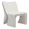 Novo Accent Chair Ivory - Angled 1
