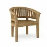 Curve Armchair Extra Thick Wood- angular view - Curve Armchair Extra Thick Wood- angular view