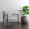 Sunpan Meadow Lounge Chair - Vault Fog - Lifestyle
