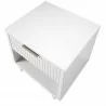 Manhattan Comfort Granville Modern Nightstand 1.0 with 1 Full Extension Drawers in White Top - Manhattan Comfort Granville Modern Nightstand 1.0 with 1 Full Extension Drawers in White Top