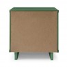 Manhattan Comfort Granville Modern Nightstand 1.0 with 1 Full Extension Drawers in Sage Green Back