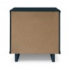 Manhattan Comfort Granville Modern Nightstand 1.0 with 1 Full Extension Drawers in Blue Back