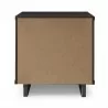 Manhattan Comfort Granville Modern Nightstand 1.0 with 1 Full Extension Drawers in Dark Grey Back - Manhattan Comfort Granville Modern Nightstand 1.0 with 1 Full Extension Drawers in Dark Grey Back