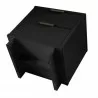 Manhattan Comfort Granville Modern Nightstand 2.0 with 2 Full Extension Drawers in Black Bottom - Manhattan Comfort Granville Modern Nightstand 2.0 with 2 Full Extension Drawers in Black Bottom