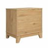 Manhattan Comfort Sheridan Modern Cane Nightstand Nature Back