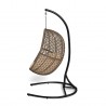 Tortuga Outdoor Rio Vista Outdoor Wicker Hanging Egg Chair with Stand 5