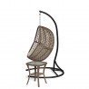 Tortuga Outdoor Rio Vista Outdoor Wicker Hanging Egg Chair And Side Table 11