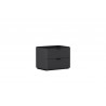 Massimo Nightstand in Dark Gray-side view