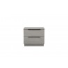 Damien Nightstand in Light Gray-front view