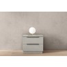 Damien Nightstand in Light Gray-Lifestyle 1