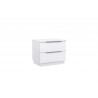Damien Nightstand in White-side view