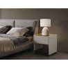 Raphael Nightstand in Light Gray- Lifestyle 1
