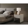 Raphael Nightstand in Light Gray- Lifestyle 1 - Raphael Nightstand in Light Gray- Lifestyle 1