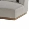 Sunpan Kelsey Sofa - Polo Club Stone - Seat Closeup Angle - Sunpan Kelsey Sofa - Polo Club Stone - Seat Closeup Angle