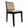 Moe's Home Collection Orville Dining Chair Black - Set of Two - Front Side Angle - Moe's Home Collection Orville Dining Chair Black - Set of Two - Front Side Angle