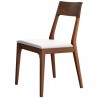 Bellini Modern Living Capri Dining Chair White, Side Angle