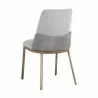 Sunpan Marie Dining Chair Belfast Heather Grey-Bravo Metal - Set of Two - Back Side Angle - Sunpan Marie Dining Chair Belfast Heather Grey-Bravo Metal - Set of Two - Back Side Angle