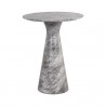 Sunpan Shelburne Bar Table Marble Look - Grey - Front Angle