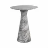 Sunpan Shelburne Bar Table Marble Look - Grey - Front Angle - Sunpan Shelburne Bar Table Marble Look - Grey - Front Angle