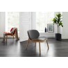 Greenington Danica Lounge Chair, Wheat-Grey / Wheat-Red  - Lifestyle