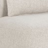 Sunpan Soraya Swivel Armless Chair - Dove Cream - Seat Closeup Angle