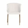 Sunpan Zayden Dining Chair - Belfast Oatmeal - Front Angle - Sunpan Zayden Dining Chair - Belfast Oatmeal - Front Angle